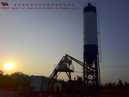 攪拌站HZS35易損件少，維護簡單，運行費用低