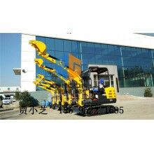 農(nóng)林果園挖掘機價格，小型挖坑機使用，小型履帶挖掘機