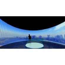 弧形無(wú)縫拼接中的邊緣融合系統(tǒng)技術(shù)構(gòu)成