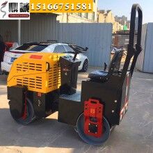內(nèi)外兼修！1噸雙鋼輪振動(dòng)壓路機(jī) 全液壓柴油壓路機(jī) 振動(dòng)小碾子