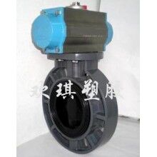 塑料氣動法蘭蝶閥